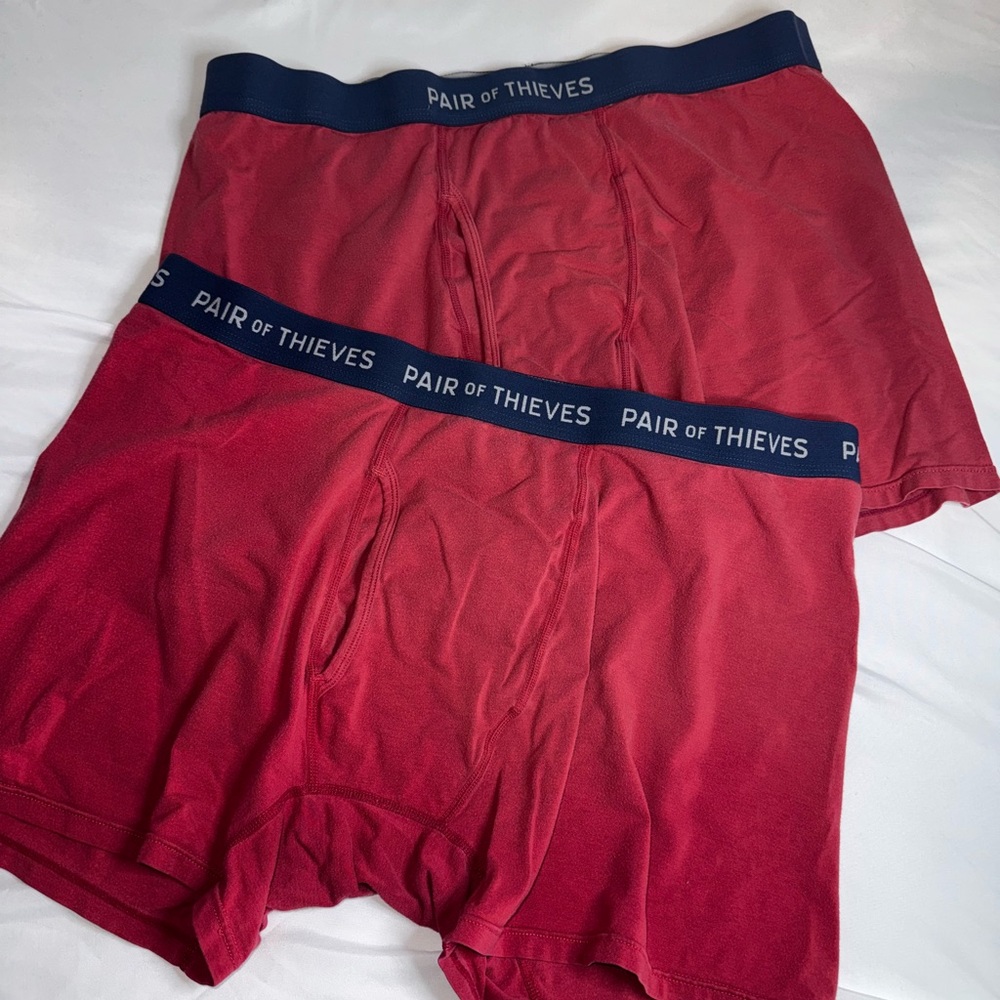2Pack Pair of ThievesMen's Red Boxer Briefs